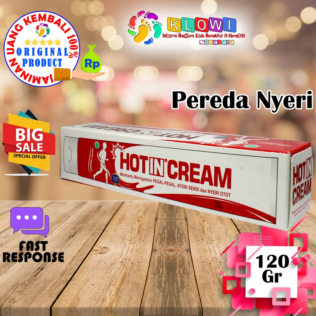 Hot In Cream Tube - Isi 120 Gram