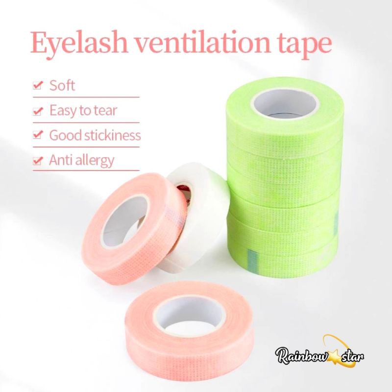 Micropore / Eyetape Roll Pink Hijau / Solasi Mata / Rolltape / Paper Pads