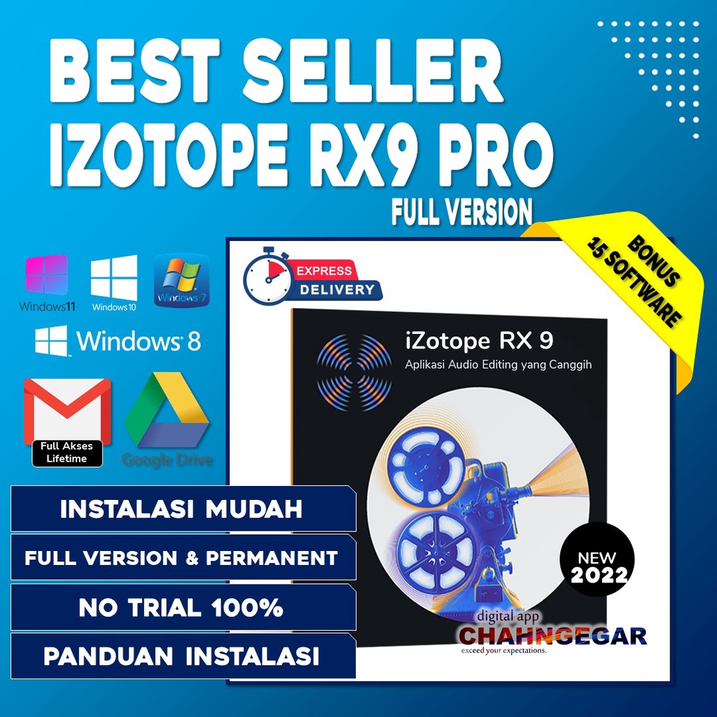 iZotope RX 9 Advanced Full Version versi 2022 Software Audio Editing