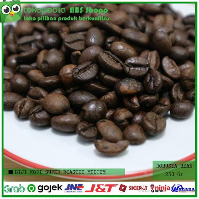 

biji kopi robusta super roasted 250gr GRATIS ONGKIR