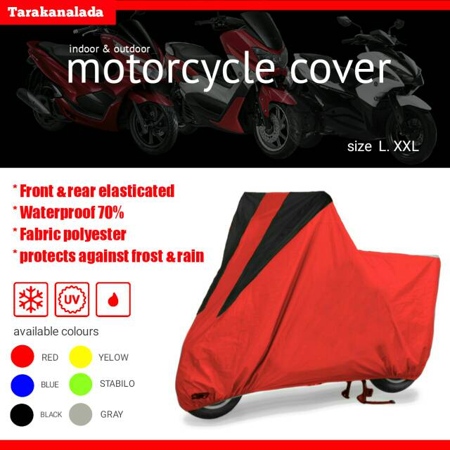 Cover sarung motor berkualitas yamaha vixion rxking nmax all merk ready