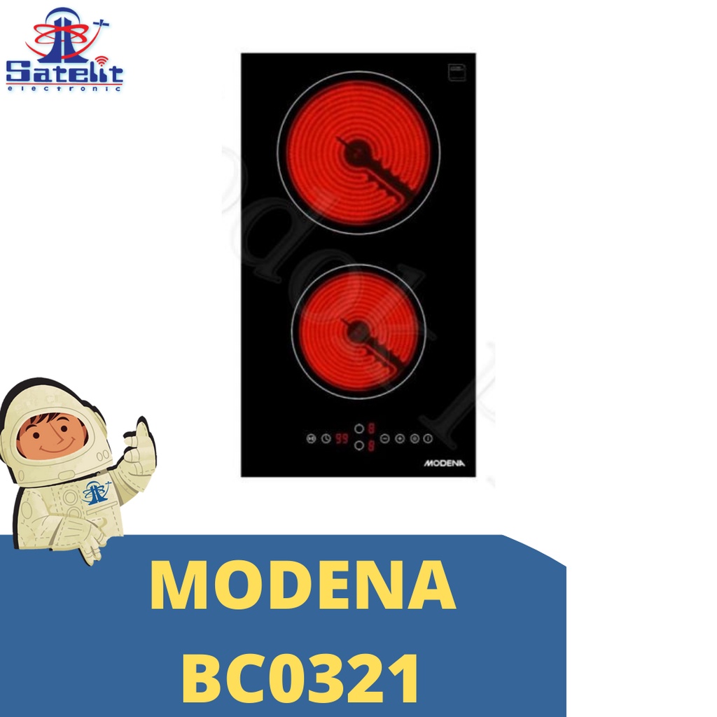 Modena Kompor Listrik Tanam 2 Tungku BC0321