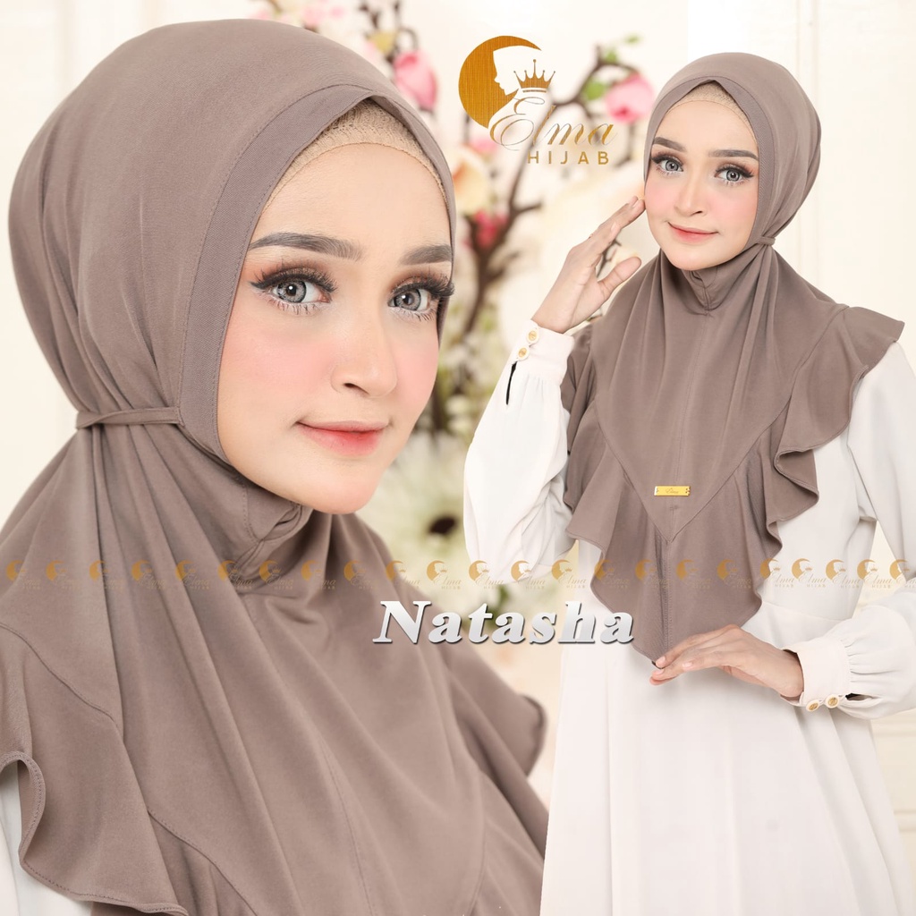 Hijab Instan Non Pad Natasha Rempel By Elma Hijab