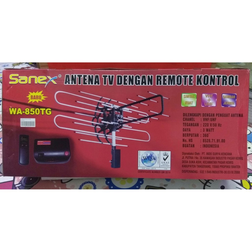 Antena TV Remote Sanex WA-850TG / TERMURAH