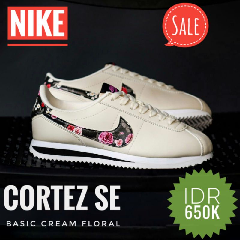 Nike Cortez SE, Basic Cream Floral