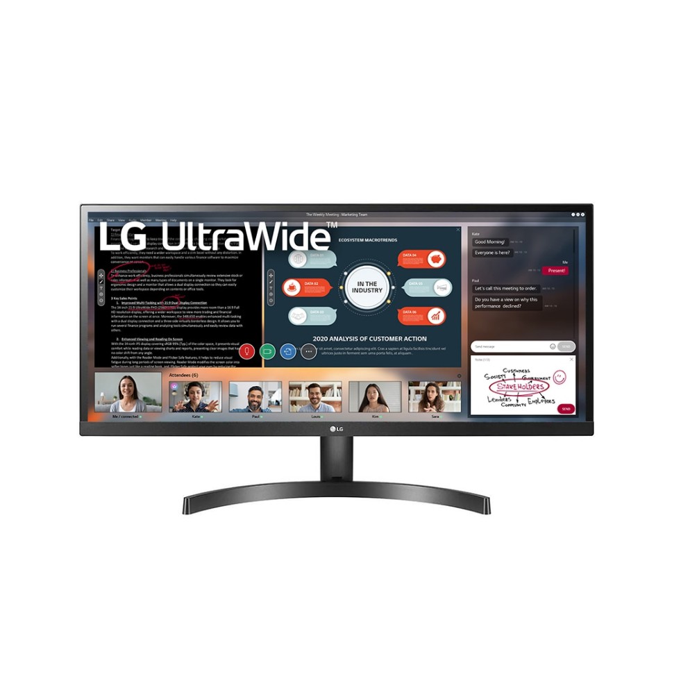 LG Monitor 29WL500-B 29'' UltraWide FHD IPS Monitor with HDR10 (29'' Diagonal)