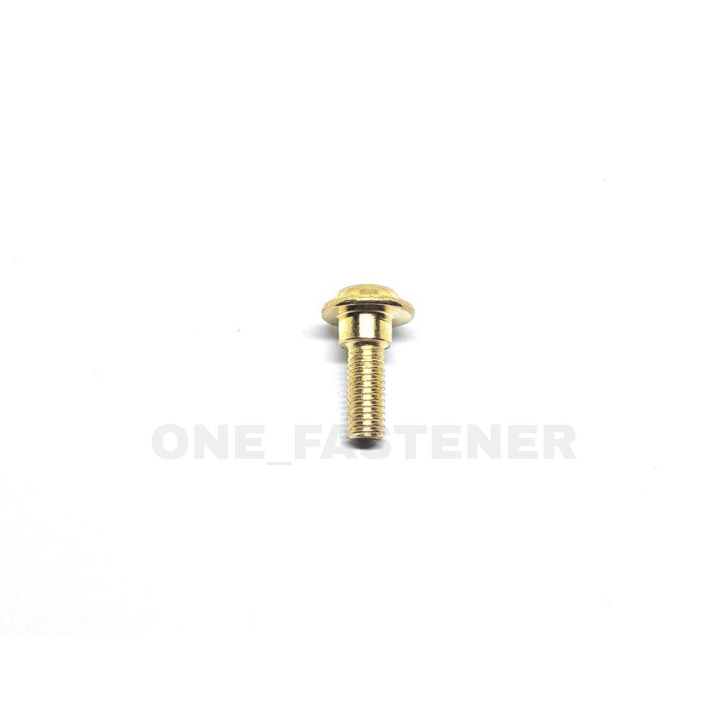 50 Pcs Gold Baut Dasi 5x16 emas baut Leksil M5x16 honda panjang 1.5cm