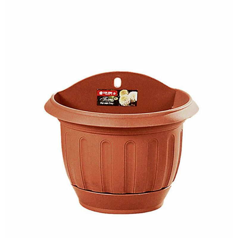 Lion Star FH-11 Pot Dinding Plastik Lotus Wall Pot No 6 Tatakan Tempat Tanaman
