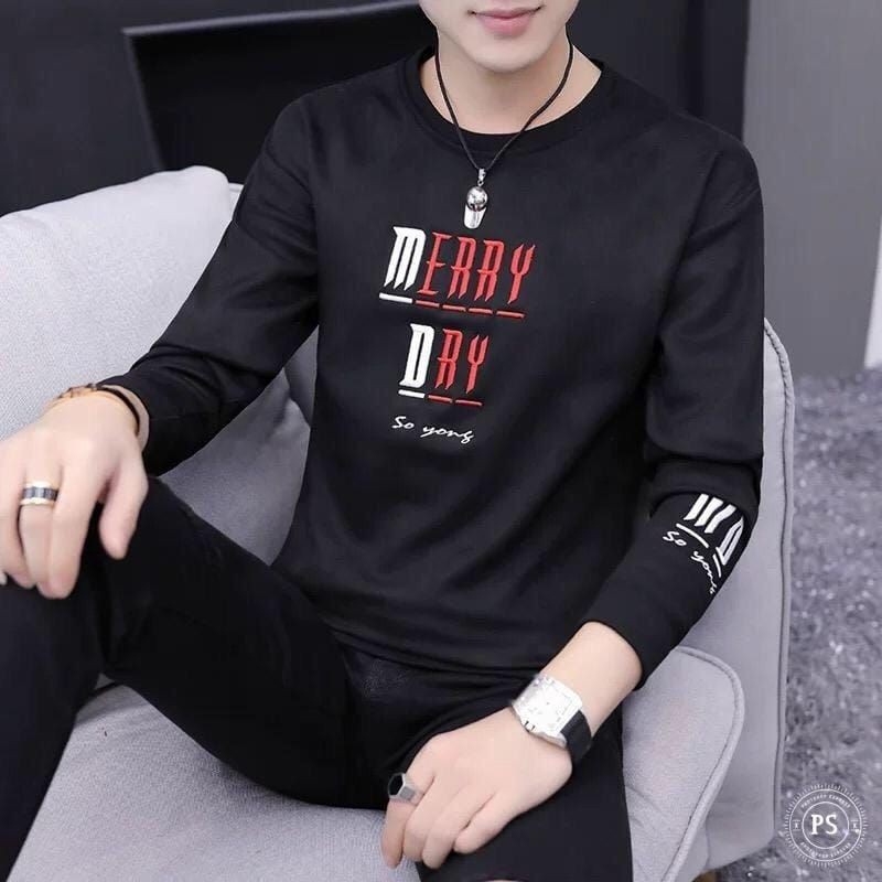 (  KJO ) BAJU COWOK MERRY DRY LENGAN PANJANG KENZJAYAOLSHOP