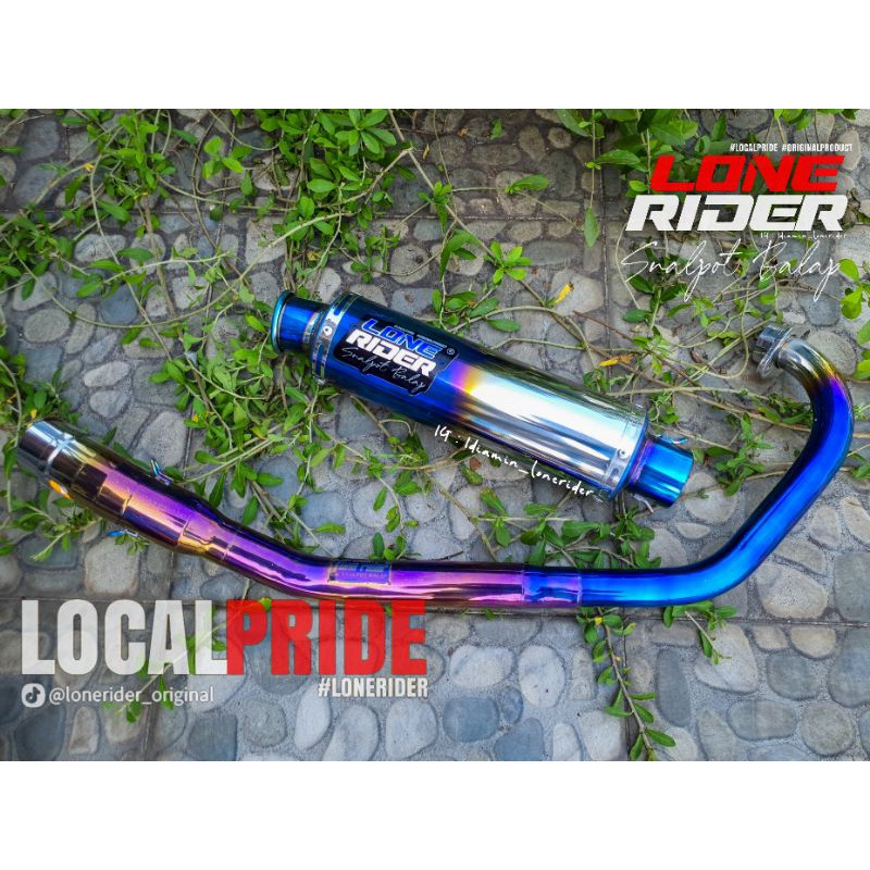 Lone Rider Original FU - ME - Middle End Blue Sanblast Glow - SATRIA F 150