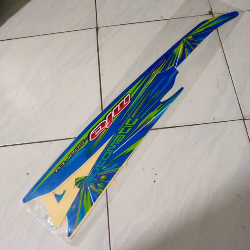 STRIPING POLET FUL BODY MIO 2008 CW SPORTY BIRU