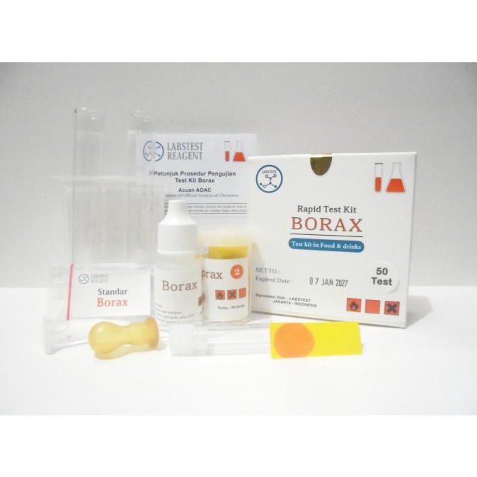 [[BISA COD]] Test Kit Bleng / Boron, Alat Untuk Menguji Kandungan Asam Borat H3BO3