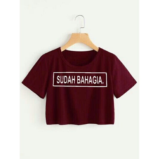 model baju mini dress terkini dan mura CROP SUDAH BAHAGIA