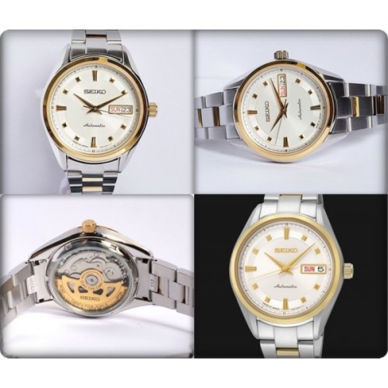 Seiko Presage Womens SRP894J1 Automatic Silver-Gold |Jam Wanita SRP894