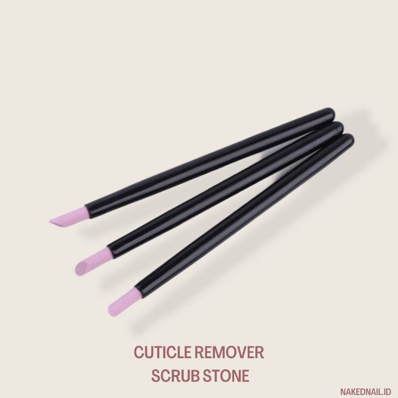 nail scrub quartz stone cuticle remover pusher stick pen sodokan kuku cuticle nail art