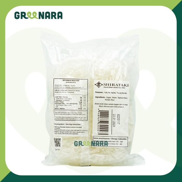 

Shirataki mie kering / dry noodle (10pcs) 250gr Berkualitas