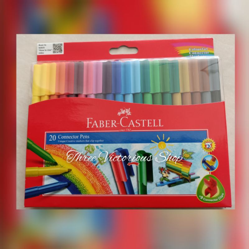 

Original spidol connector pen faber Castell 10 / 20 / 30