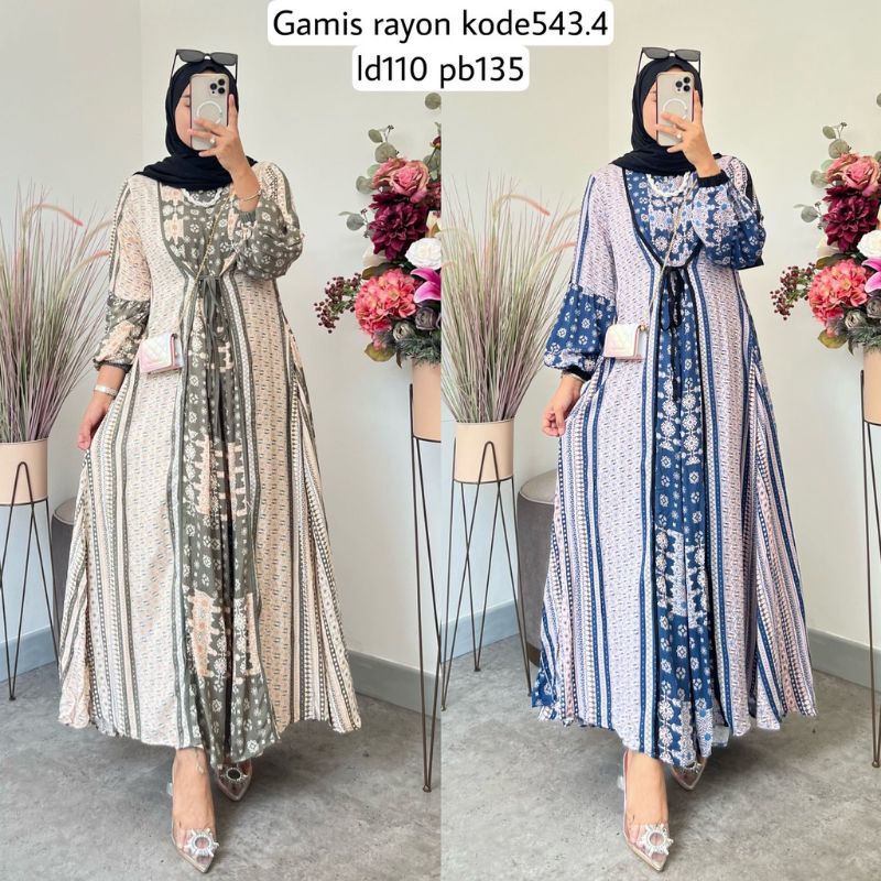 Gamis Rayon Terbaru / Gamis Rubiah Terbaru / Gamis Crinkle Terbaru / Gamis Jumbo Terbaru / Midi Dres