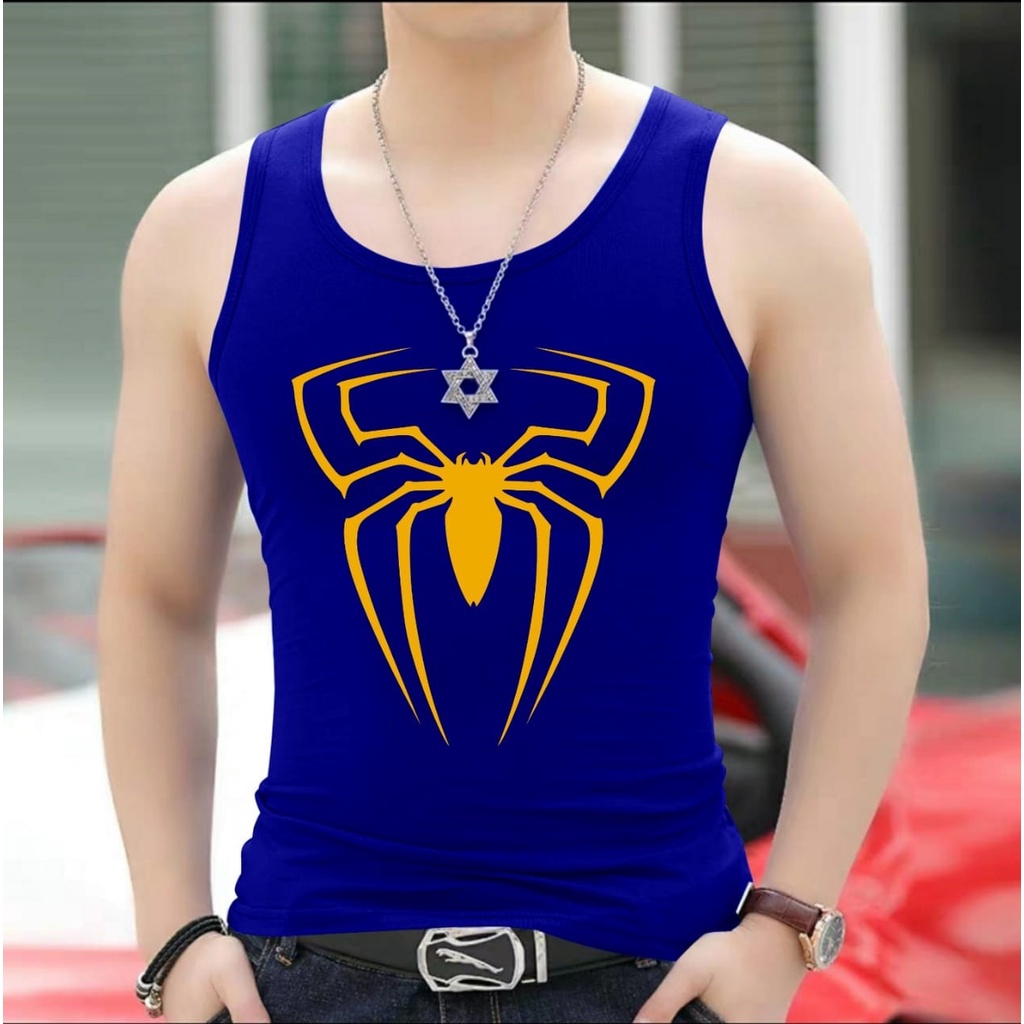 Singlet pria Dewasa Spider Gold Pakaian Dalam pria Dewasa