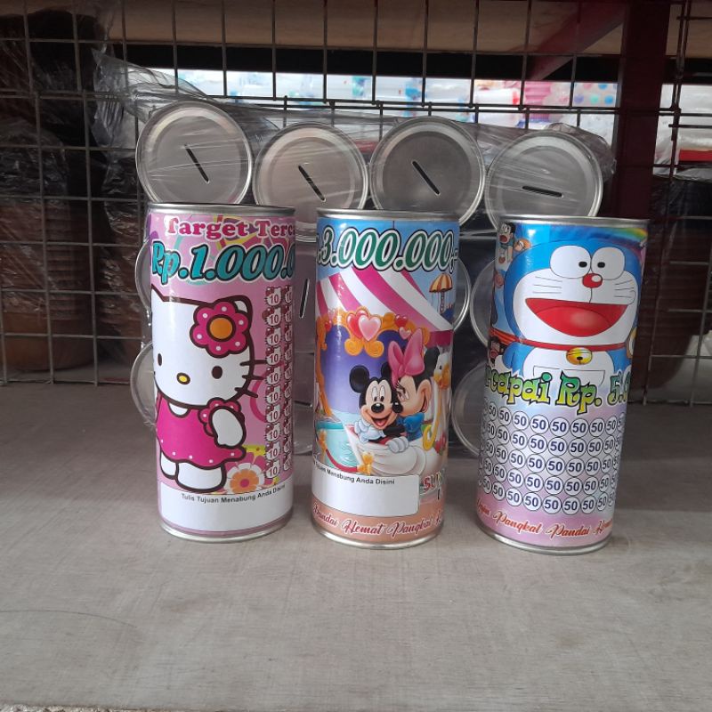 Celangan Tabung Target 1 Juta Celengan Target 3 Juta Celengan Target 5 Juta Ukuran L