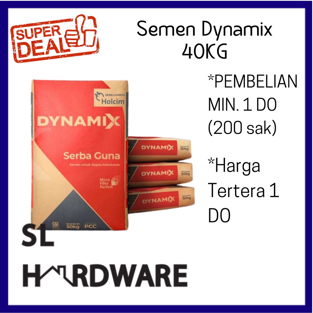 Jual Semen Dynamix Serba Guna 40Kg Original Berkualitas (PEMBELIAN MIN ...