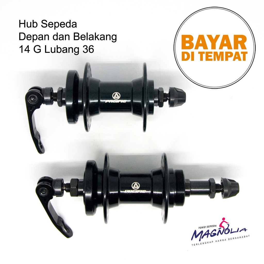 Hub Freehub Nap Bos Sepeda  MTB Gunung Lipat Merk Pacific Lubang 36 Alloy