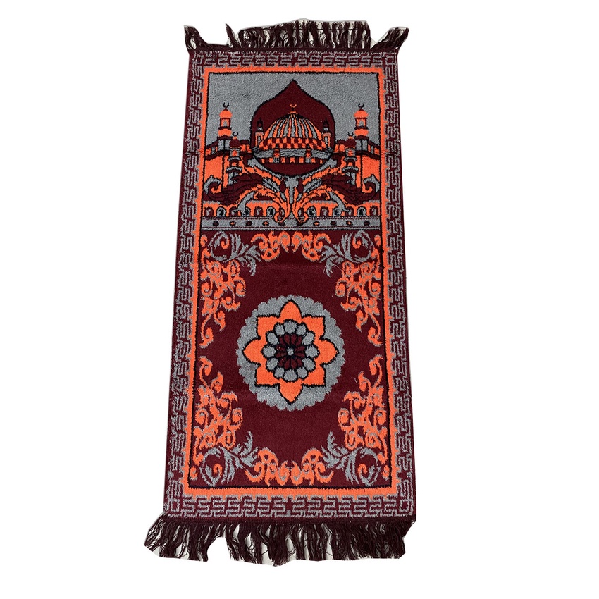 Sajadah Turki Turkey Ukuran Midi Namaz Velvet Beludru 50x110