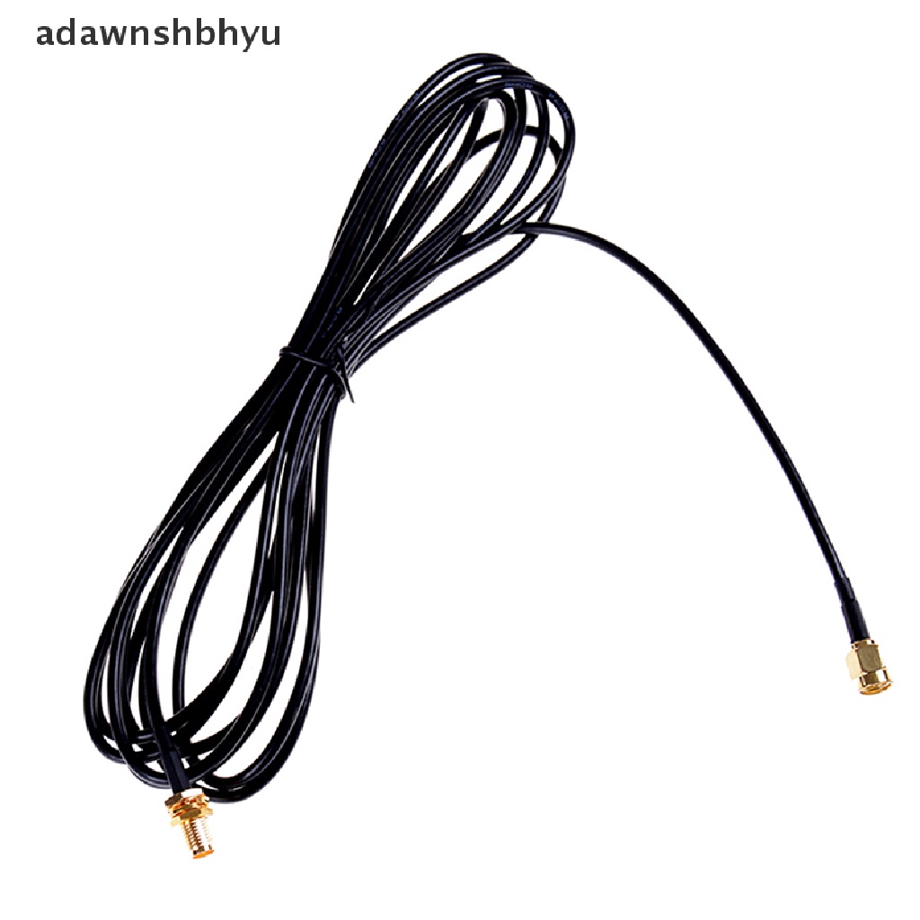 Adawnshbhyu 10M SMA Male to Female Adapter Plug Connector Kuncir Kabel Ekstensi Coaxial