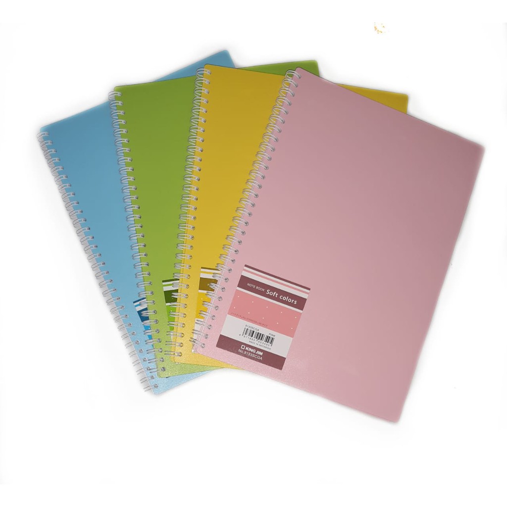 

BUKU TULIS SPIRAL RING BOOK B5 60 LBR MEMO NOTEBOOK GARIS BESAR 9133 SOFT COLOUR KING JIM