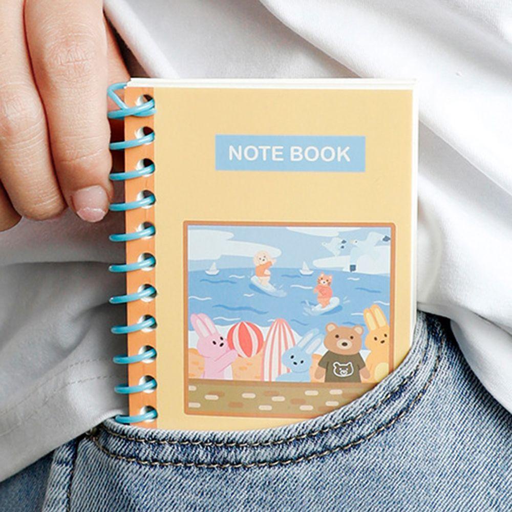 Mxbeauty Mini Diary Notebook Portable Korea Beruang Planner Siswa Sekolah Alat Tulis Supply Bunny Sketchbook Kids Diary Book