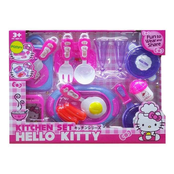 Mainan masak-masakan kitchenset hello Kitty