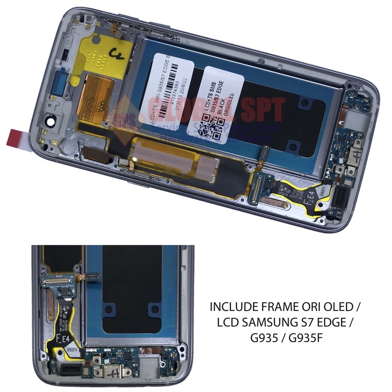 INCLUDE FRAME ORI OLED / LCD SAMSUNG S7 EDGE / G935 / G935F