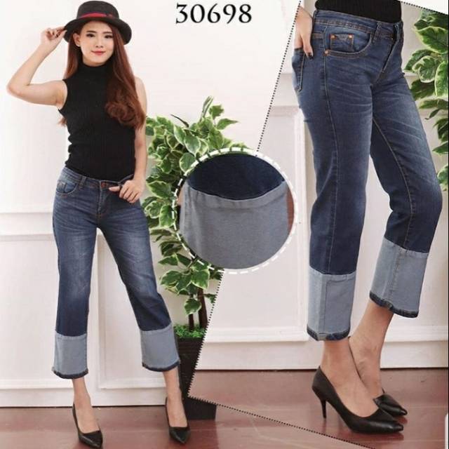 #30698 VJ ORIGINAL JEANS KULOT KARA