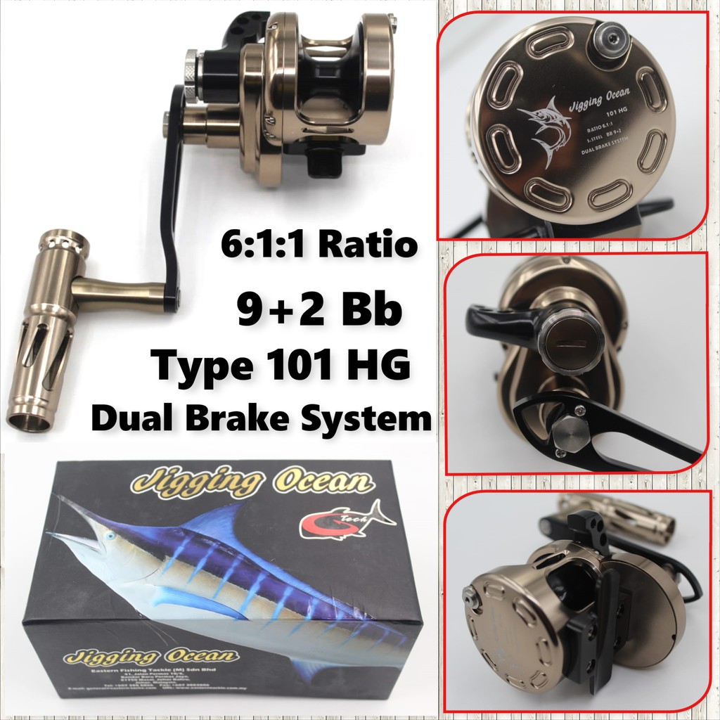 Reel Overhead G-TECH JIGGING OCEAN 101 HG