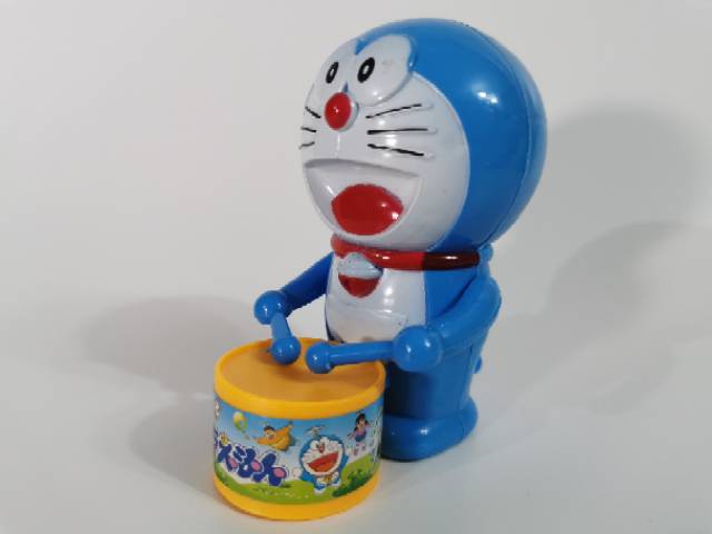 Mainan gendang drum hello Kitty nari doraemon monyet monkey emon hk