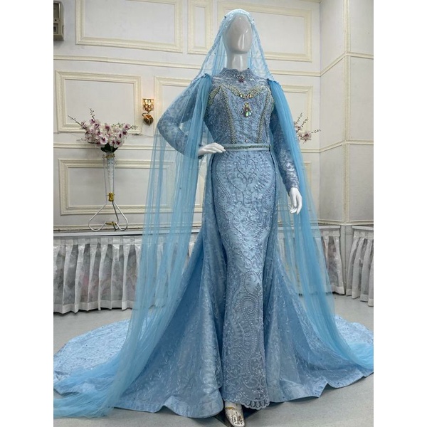 Gaun pengantin slim full payet/wedding dress