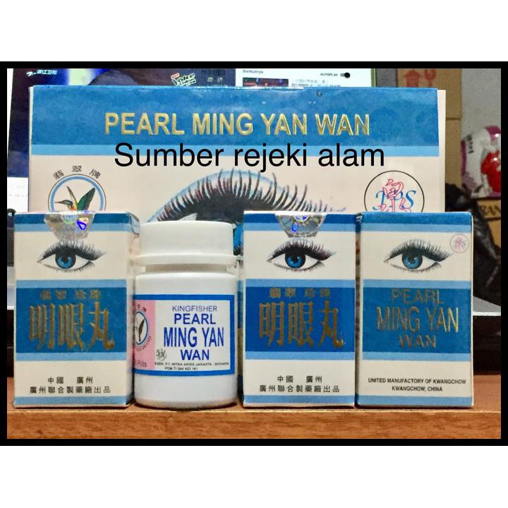 CUCI GUDANG PEARL MING YAN WAN OBAT MATA MINUS,VITAMIN MATA,DAN SAKIT MATA