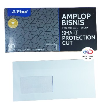 

Jplus Amplop Putih Kabinet Jendela 90pps 110x230 80gsm