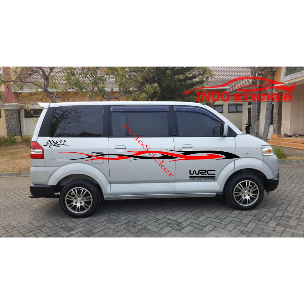 Stiker Mobil Apv Cutting Sticker Tribal Apv Grand Max Luxio Serena Keren Shopee Indonesia