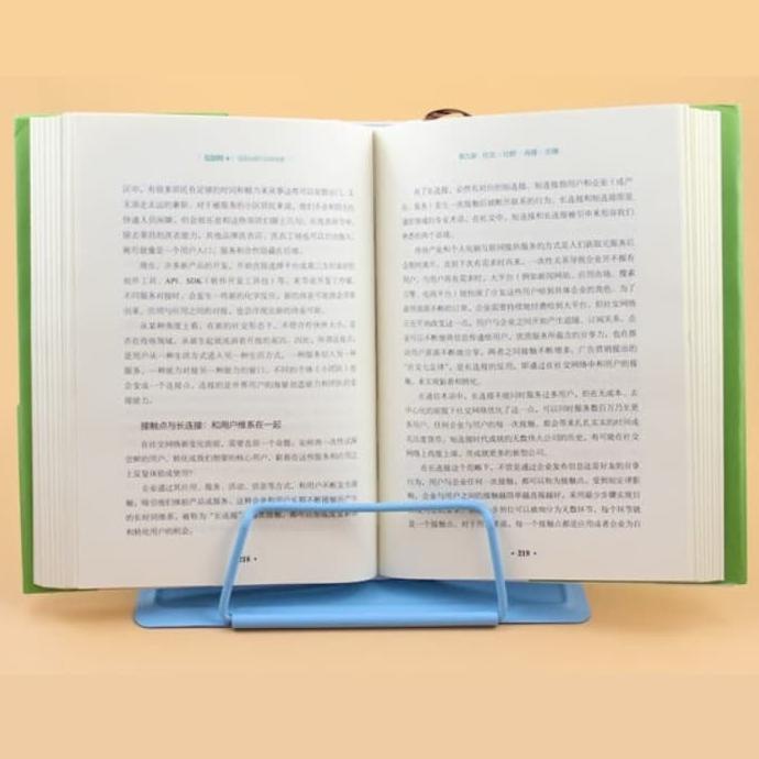 

BISA BAYAR DITEMPAT Pegangan Buku Berdiri Book Stand Reading Holder PROMO Kode 81