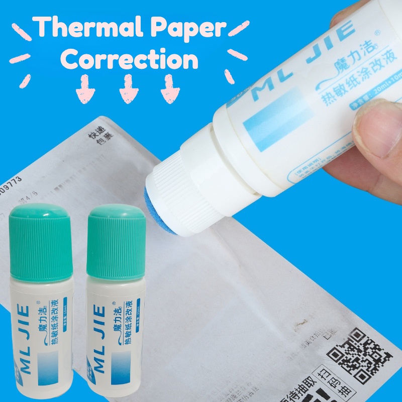 10/30ml Kertas Thermal Untuk Menghilangkan Informasi Pribadi