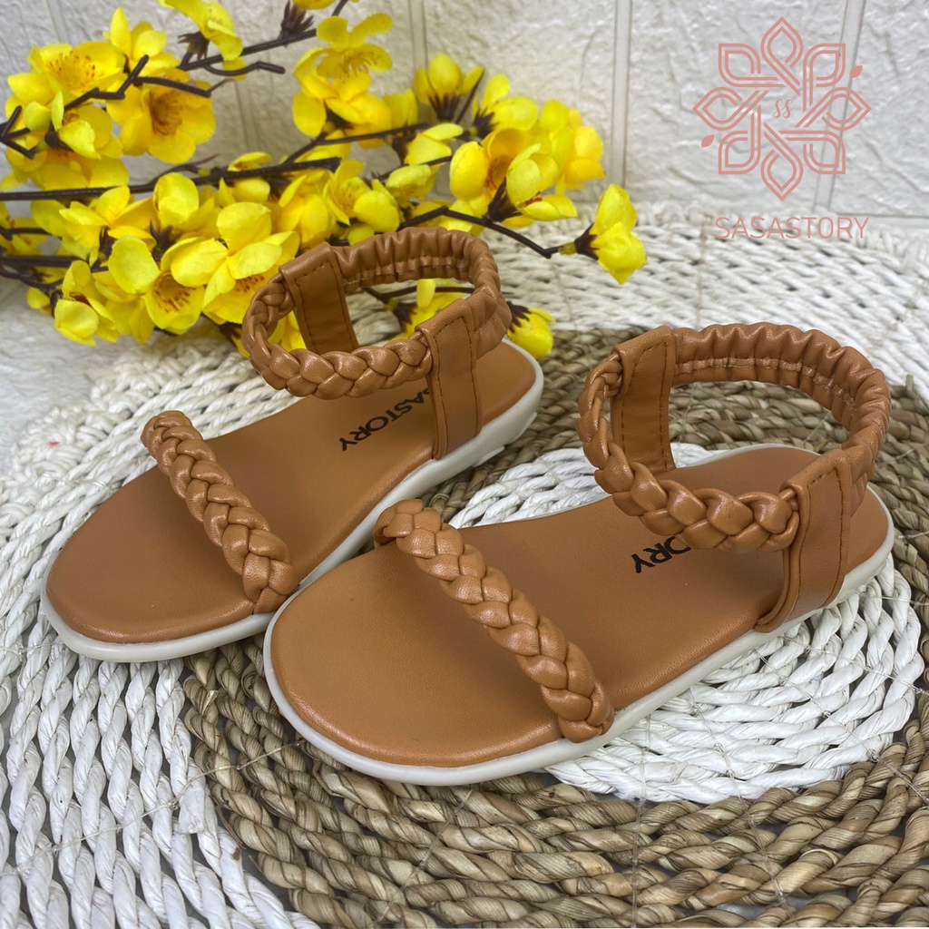 SEPATU SANDAL ANAK PEREMPUAN KEPANG LUCU 1 2 3 TAHUN KA04