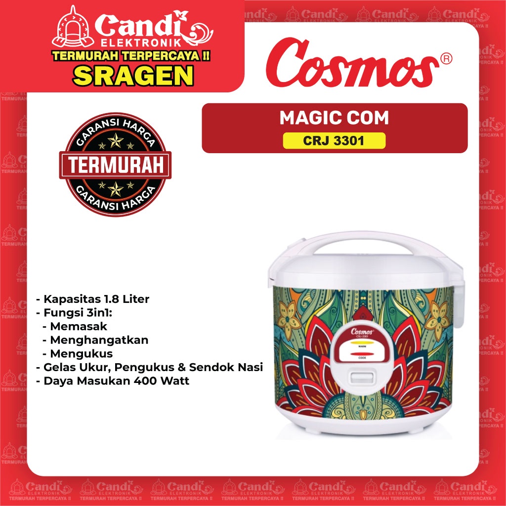 COSMOS Magic Com 1.8 Liter - CRJ 3301