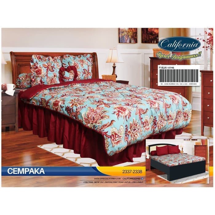 Bedcover California 180 x 200 Cempaka