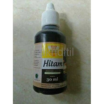 

Pewarna makanan merk Koepoe Koepoe, pewarna makanan HITAM 30ml