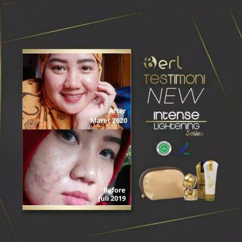 LIGHTENING SERIES POUCH  B ERL (SKIN CARE SEMUA JENIS KULIT)