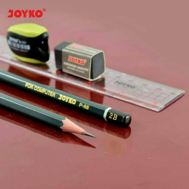 

Pensil 2B Joyko P-88 Hexagonal Pencil Kayu Alat Tulis Ujian UN Tes Kuliah Standar Lulus Uji Komputer