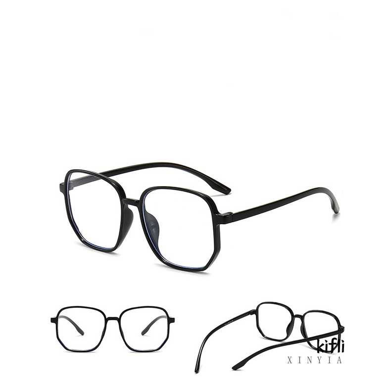 Anti Biru,Kacamata Korean,Design Square Besi,Frame Eyeglasses,Untuk Wanita/Pria