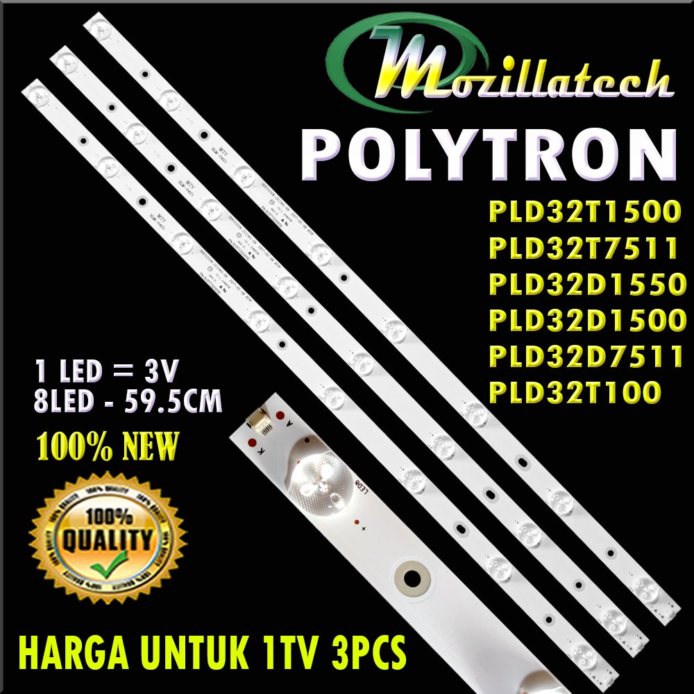 BACKLIGHT TV POLYTRON 8K 8LED 8KANCING 8 KANCING BACKLIGHT TV LED POLYTRON 8 KANCING