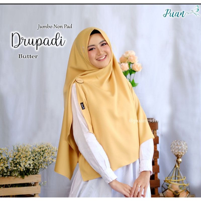 SALE Jilbab/Bergo Non Pad Drupadi By PUAN